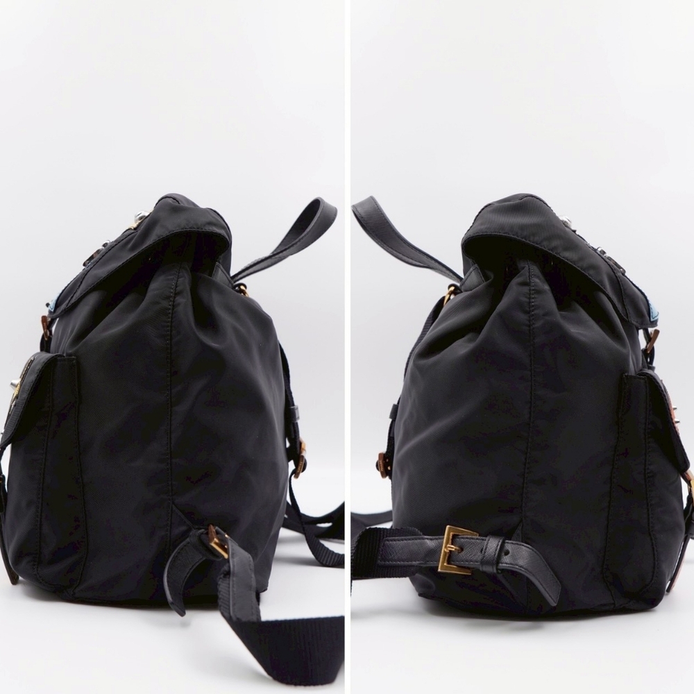 CF02 💟 Prada Tessuto nylon Robot Rucksack Backpack - Picture 7 of 12